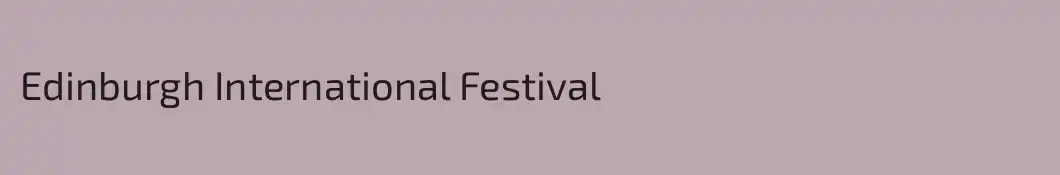 Edinburgh International Festival